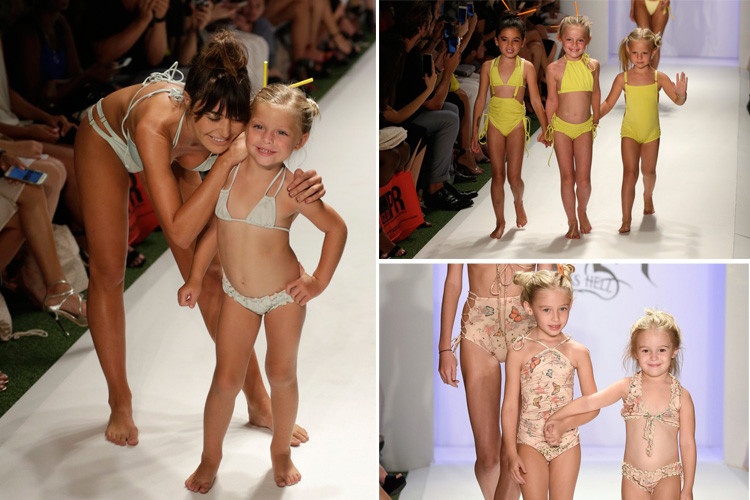 female kid models cat walk training by international bello Models academy paris